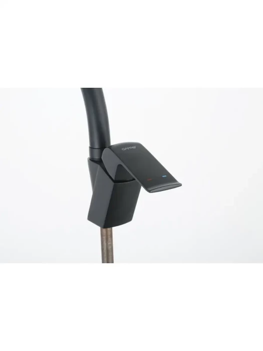 Смеситель для кухни Gappo G4150 однорычажный, латунь, черный