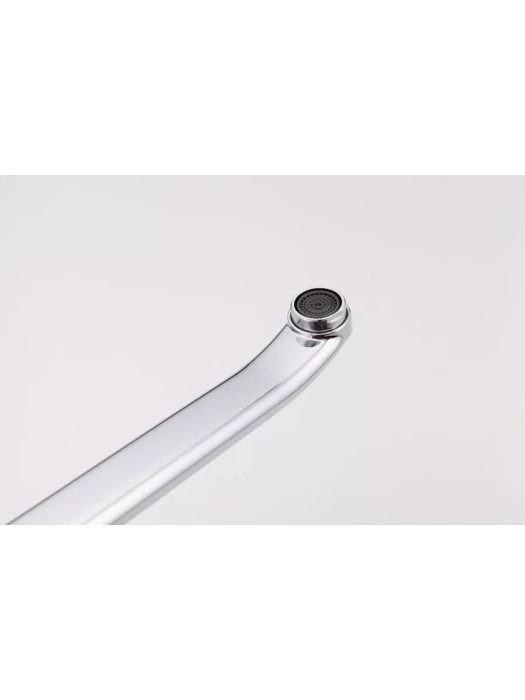 Смеситель для кухни Frud R49072, горизонтальный, поворотный излив, покрытие хром