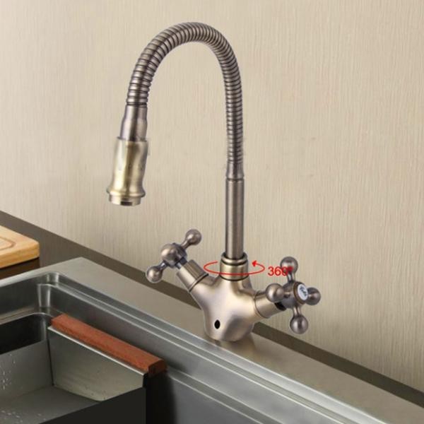 Смеситель для кухни с гибким изливом Frap F4319-4