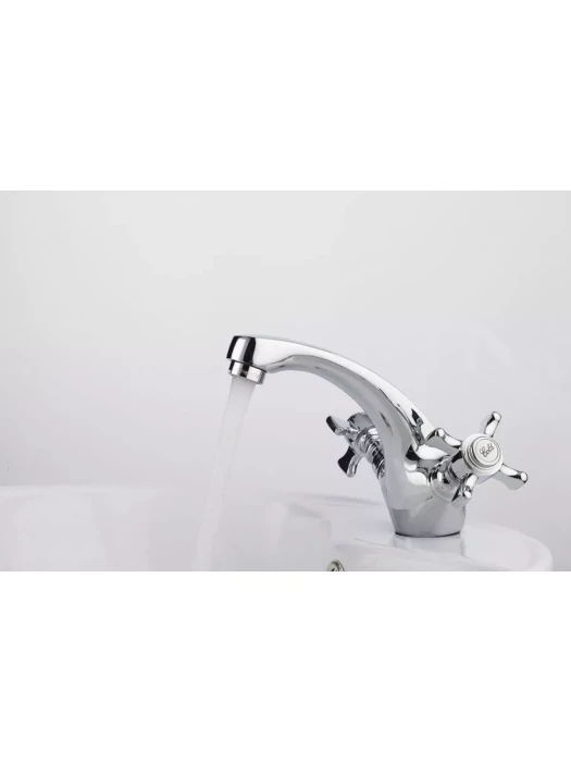 Смеситель для раковины Frap F1024, латунь, фиксированный излив, хром