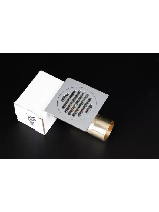 Душевой трап Gappo G81053, встраиваемый, латунь, хромированный