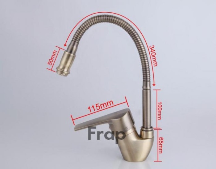 Смеситель для кухни с гибким изливом Frap F4330-4