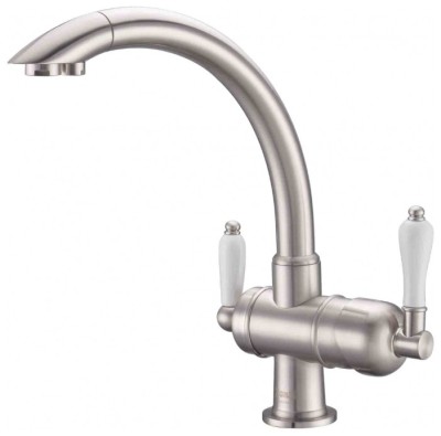 Смеситель для кухонной мойки ZORG Sanitary  (ZR 327 YF SATIN)