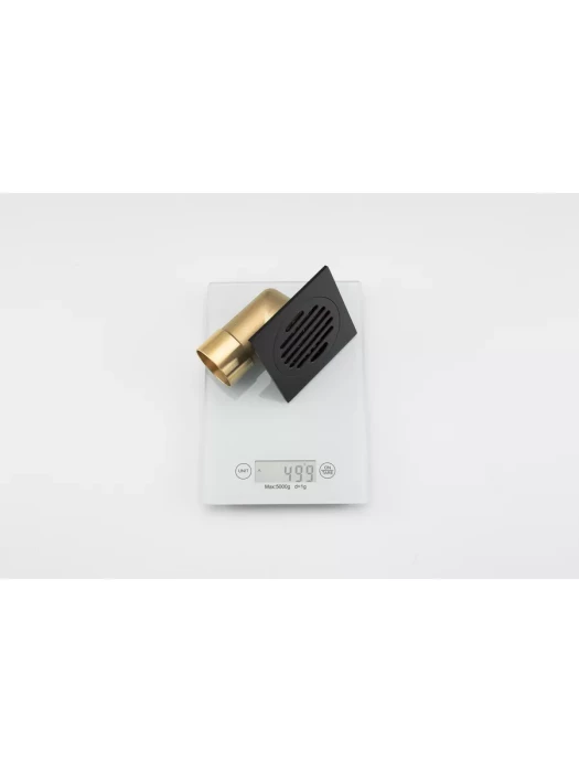 Трап для душа Gappo G81053-6 встраиваемый, латунь, чёрный матовый