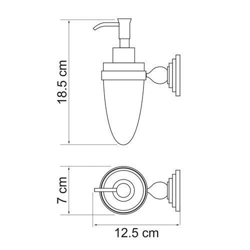 Дозатор жидкого мыла Wasserkraft K-7099