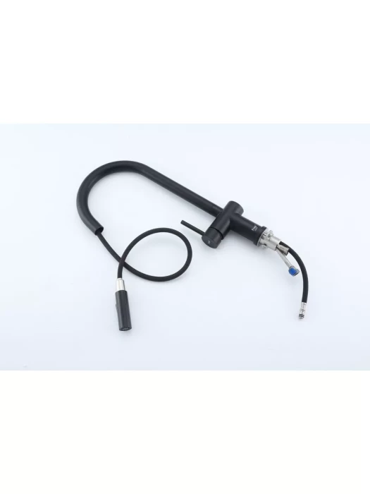 Смеситель Frap F60807-6, для кухни, с выдвижной лейкой, нержавеющая сталь, сатин