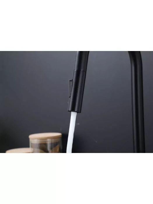 Смеситель Frap F60807-6, для кухни, с выдвижной лейкой, нержавеющая сталь, сатин