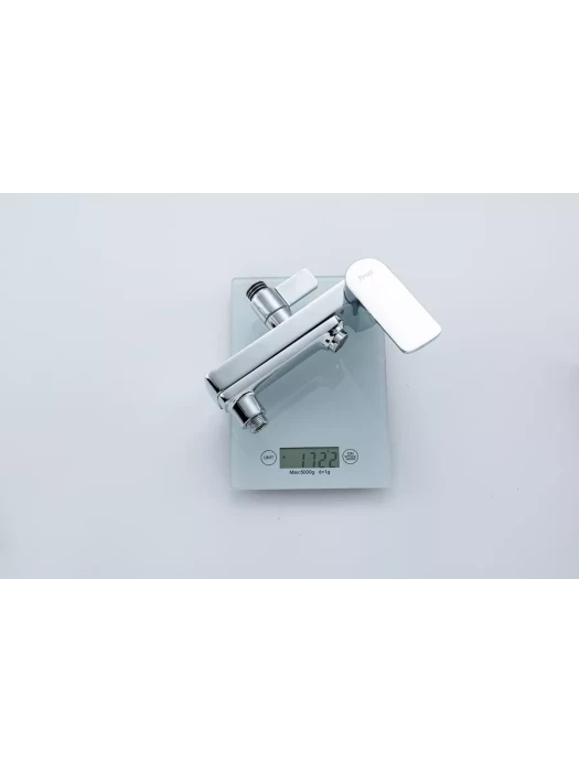 Душевая система Frap H86 F2486, латунь, покрытие PVD, в цвете хром
