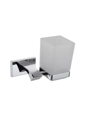 Стакан для зубных щёток Gappo G0706, с держателем, латунь, хром