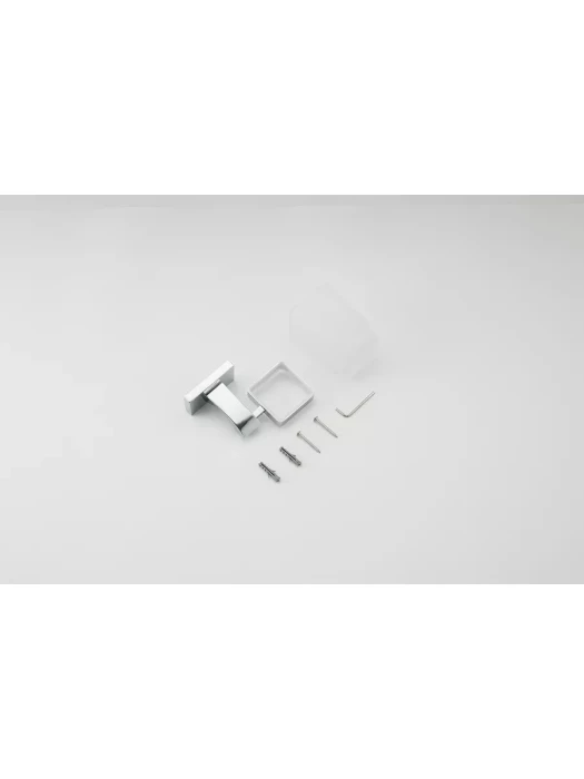 Стакан для зубных щёток Gappo G0706, с держателем, латунь, хром