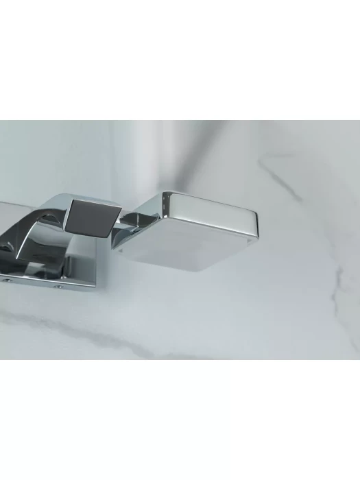 Стакан для зубных щёток Gappo G0706, с держателем, латунь, хром