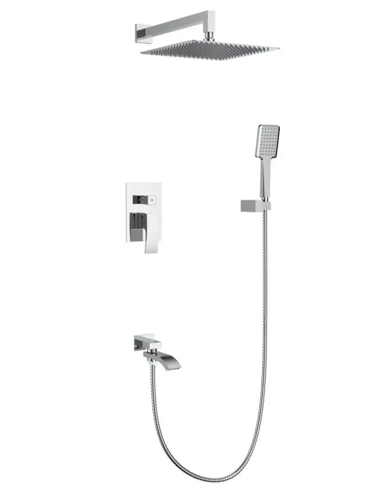 Душевая система Gappo G7107 встраиваемая, латунь, хромированный