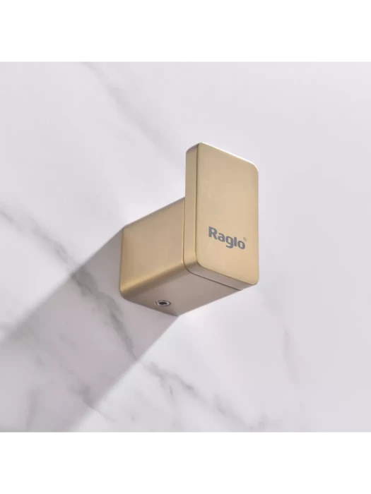 Крючок для ванной комнаты Raglo R301.05.03, нержавеющая сталь, золотой сатин