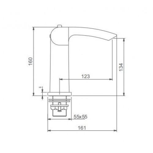 Смеситель для раковины GAPPO G1007-50