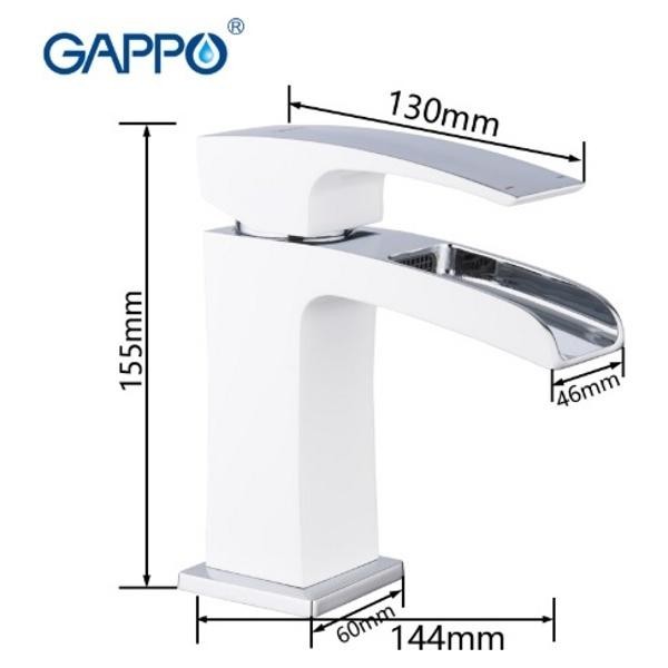 Смеситель для раковины Gappo G1007-30