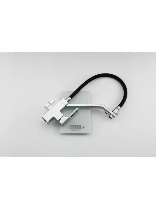 Смеситель для кухни Gappo G4318 с фильтром, латунь, черный, хром