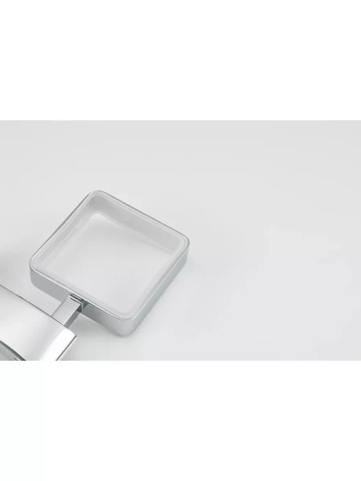 Стаканы для зубных щеток Gappo G0708, 2 отделения, стекло, латунь, хром