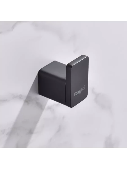 Крючок для ванной комнаты Raglo R301.05.06, нержавеющая сталь, черный