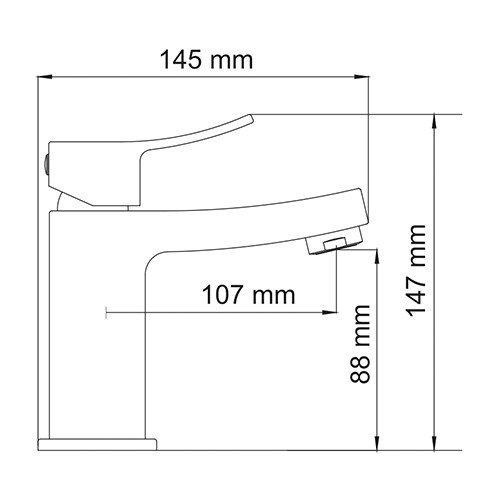 Смеситель для раковины Wasserkraft 1064