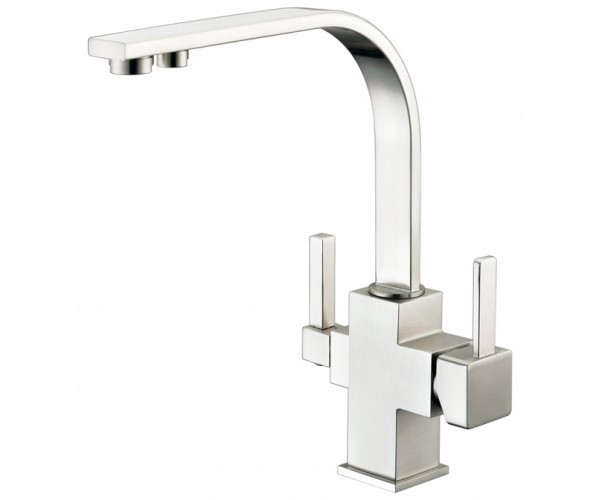 Смеситель для кухонной мойки ZORG Sanitary  (ZR 332 YF NICKEL)