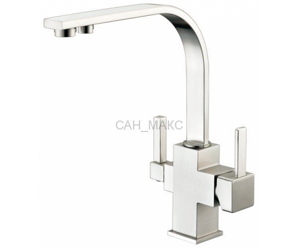 Смеситель для кухонной мойки ZORG Sanitary  (ZR 332 YF NICKEL)