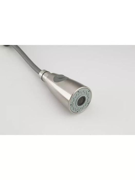 Смеситель Frap F60899-1, для кухни, с выдвижной лейкой, нержавеющая сталь, сатин