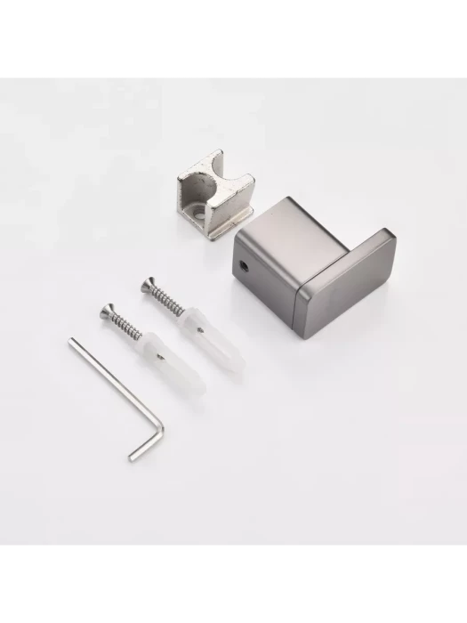 Крючок для ванной комнаты Raglo R301.05.09, нержавеющая сталь, графит