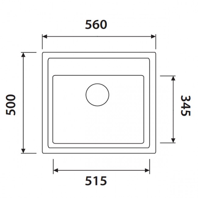 Кухонная мойка KAISER KGM-5750 гранит (KGM-5750-G)