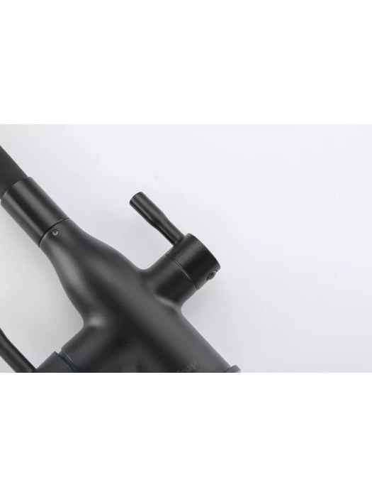 Смеситель для кухни Frap F4396-6, однорычажный, поворотный излив, черный
