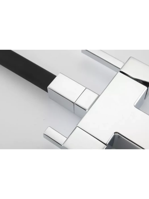 Смеситель для кухни Gappo G4395-30 фильтром, латунь, черный, хром