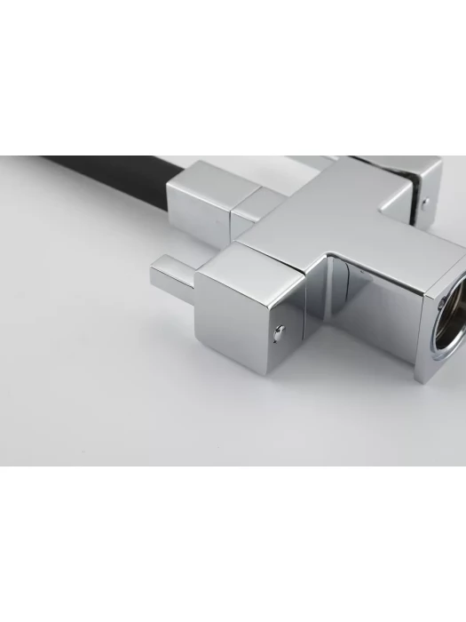 Смеситель для кухни Gappo G4395-30 фильтром, латунь, черный, хром