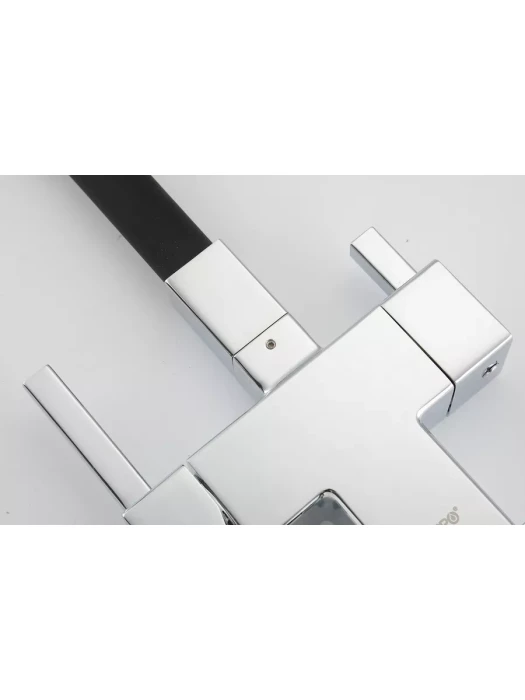 Смеситель для кухни Gappo G4395-30 фильтром, латунь, черный, хром