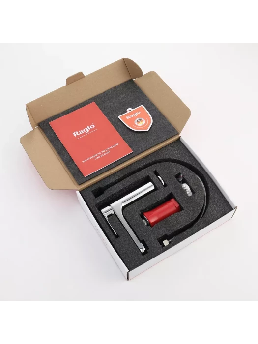 Смеситель для раковины Raglo R50.10, латунь, хромированный, рычажное управление