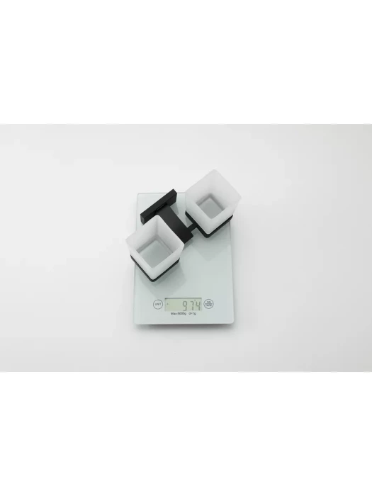 Стаканы для зубных щеток Gappo, G0708, 2 отделения, стекло, латунь, черный