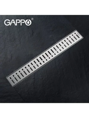 Душевой трап GAPPO G84007-3, встраиваемый, нержавеющая сталь, сатин