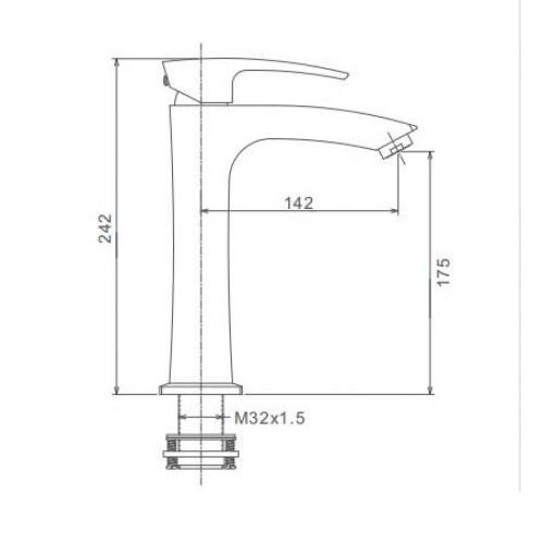 Смеситель для раковины GAPPO G1007-78
