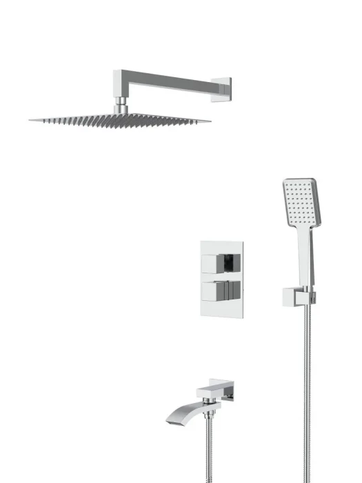 Душевая система Gappo G7107-40 встраиваемая, латунь, хромированный