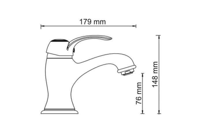 Смеситель для раковины Wasserkraft 1303