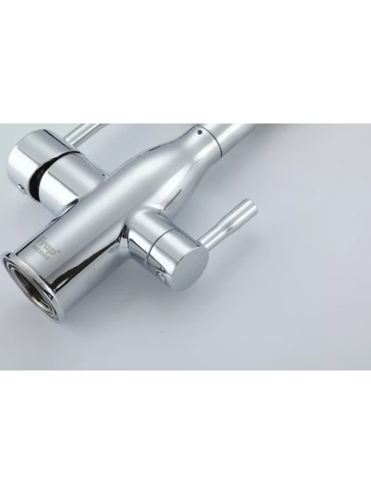 Смеситель Frap F4397, для кухни, дополнительный излив для фильтра, хром