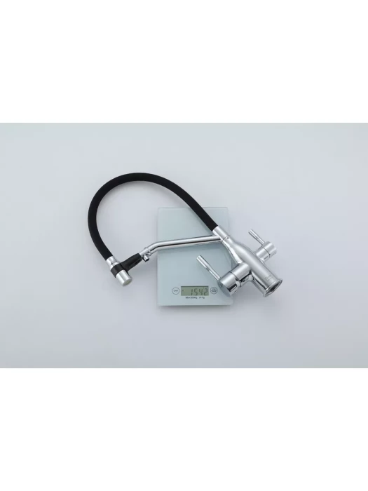 Смеситель Frap F4397, для кухни, дополнительный излив для фильтра, хром