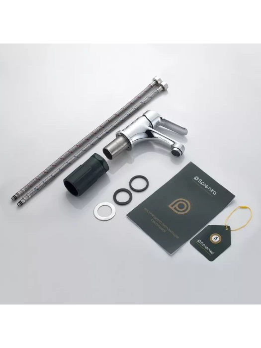 Смеситель для раковины Splenka S07.10, горизонтальный монтаж, латунь