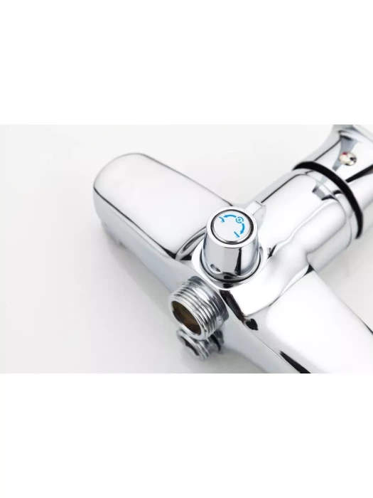 Смеситель Frud R22072, для ванны, с душевой лейкой, дивертор, хром