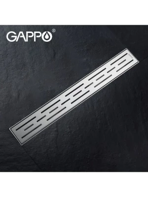Душевой трап Gappo G85007-1 скрытого монтажа, нержавеющая сталь, сатин