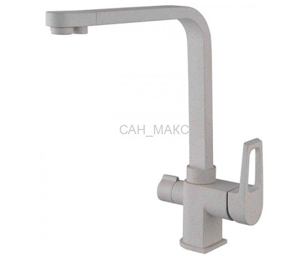 Смеситель для кухонной мойки ZORG Sanitary  (ZR 334 YF- КВАРЦ)