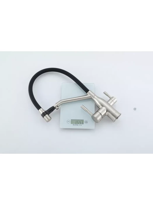 Смеситель Frap F4397-5, для кухни, дополнительный излив для фильтра, сатин