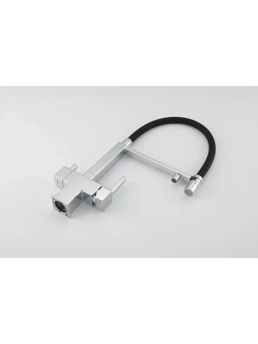 Смеситель для кухни Gappo G4395-50 с фильтром, латунь, черный, хром