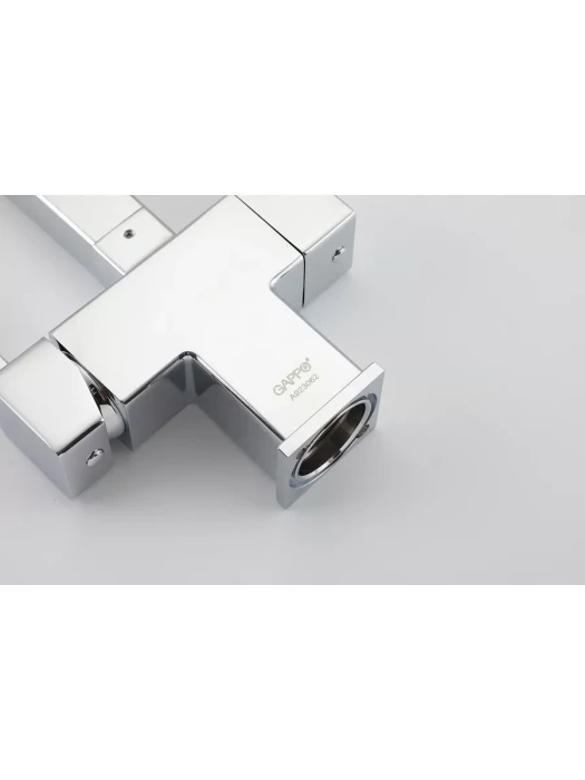 Смеситель для кухни Gappo G4395-50 с фильтром, латунь, черный, хром