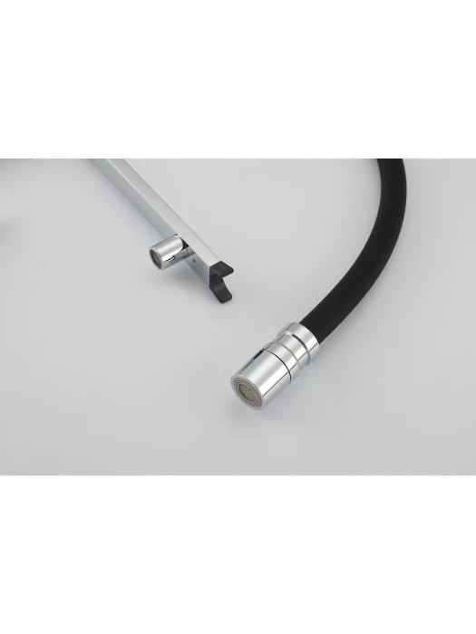 Смеситель для кухни Gappo G4395-50 с фильтром, латунь, черный, хром