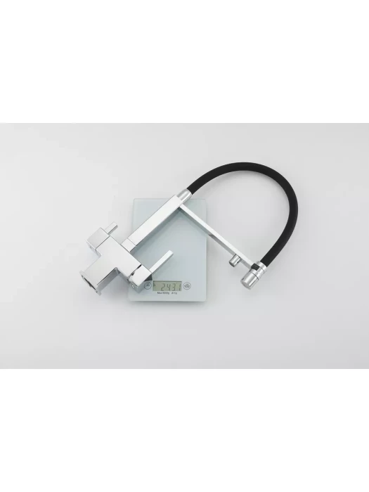 Смеситель для кухни Gappo G4395-50 с фильтром, латунь, черный, хром