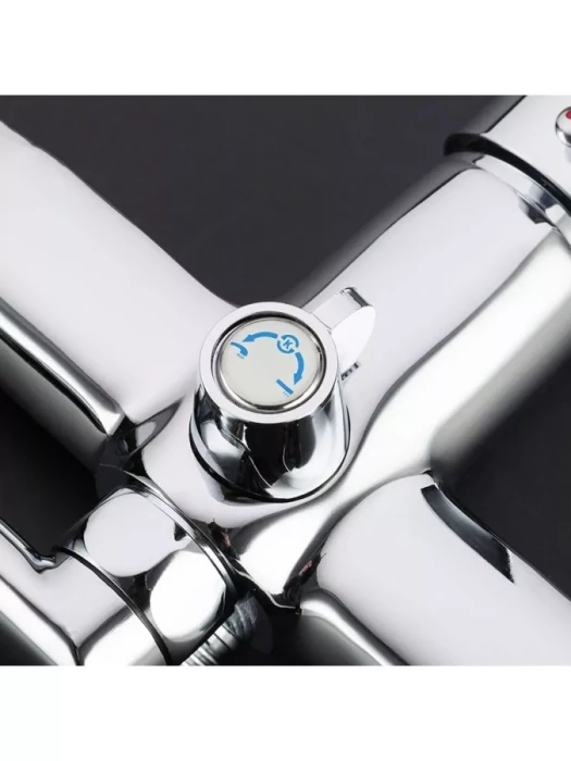 Смеситель Frud R22105, для ванны, с душевой лейкой, аэратор, хром